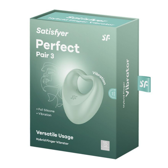 Вибратор на палец и эрекционное кольцо Satisfyer Perfect Pair 3