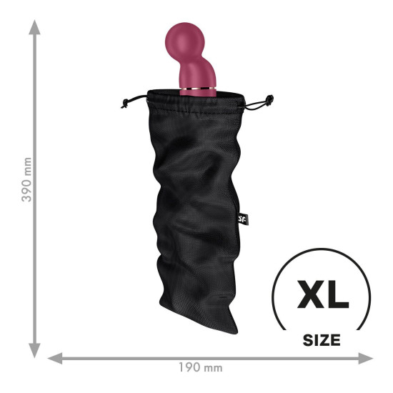 Мешочек для хранения игрушек, чёрный Satisfyer Treasure Bag Black, XL
