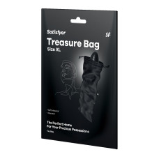 Мешочек для хранения игрушек, чёрный Satisfyer Treasure Bag Black, XL