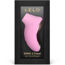 Звуковой стимулятор клитора, тревел-версия, 12 режимов, розовый LELO SONA 2 Travel Pink