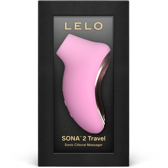 Звуковий стимулятор клітора, тревел-версія, 12 режимів, рожевий LELO SONA 2 Travel Pink