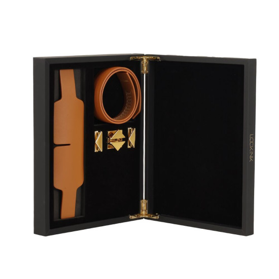 Маска на глаза, коричневая Lockink Blindfold Kit Brown