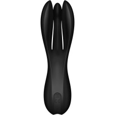 Вібратор з трьома відростками, чорний Satisfyer Threesome 2 Black
