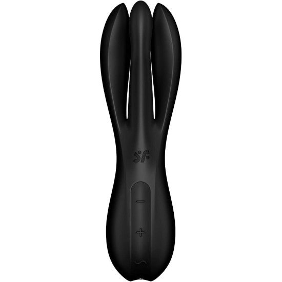 Вибратор с тремя отростками, черный Satisfyer Threesome 2 Black