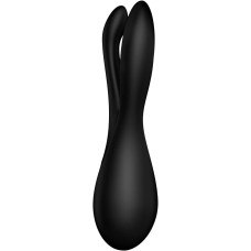 Вібратор з трьома відростками, чорний Satisfyer Threesome 2 Black