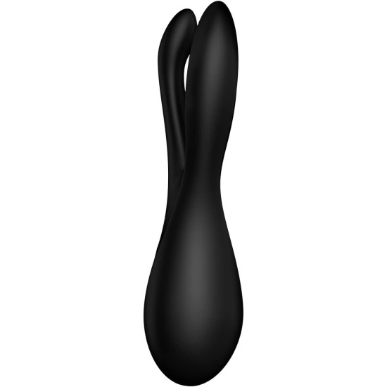 Вибратор с тремя отростками, черный Satisfyer Threesome 2 Black
