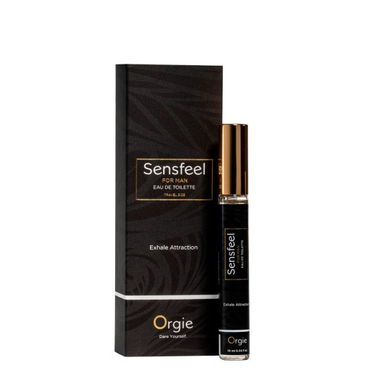Парфуми з феромонами для чоловіків (цитрусово-деревний аромат) Orgie Sensfeel for Man Travel Size, 10 ml