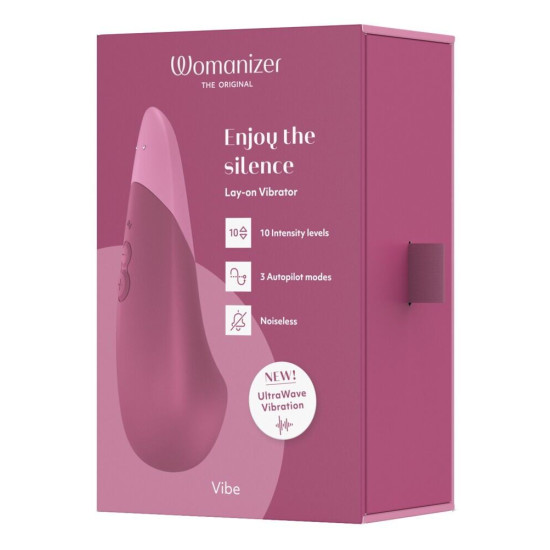Вібратор, рожевий Womanizer Vibe Dusky Pink