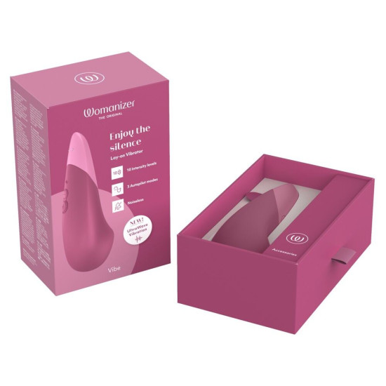 Вібратор, рожевий Womanizer Vibe Dusky Pink