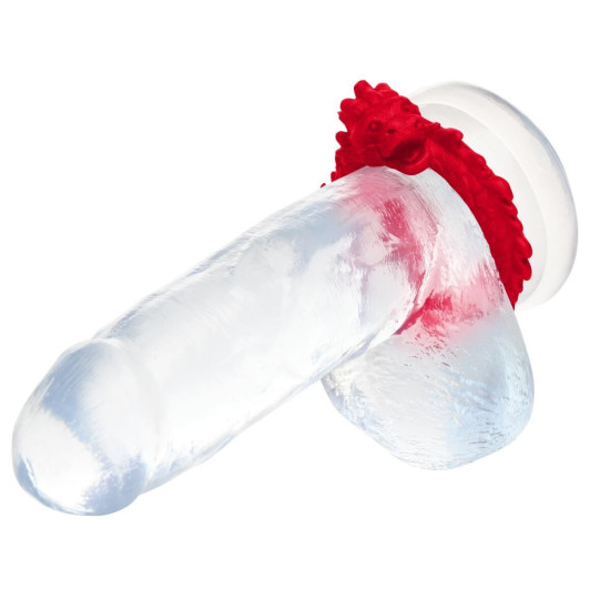 Эрекционное кольцо, красное Creature Cocks Rise of the Dragon Silicone Penis Ring Red