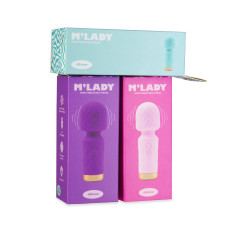 Мини-вибромассажер Wand, фиолетовый M'Lady Mini Vibrating Wand Purple