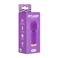 Мини-вибромассажер Wand, фиолетовый M'Lady Mini Vibrating Wand Purple