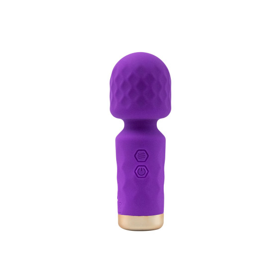 Мини-вибромассажер Wand, фиолетовый M'Lady Mini Vibrating Wand Purple