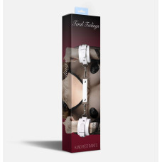 Шкіряні наручники, білі Feral Feelings Hand Restraints White