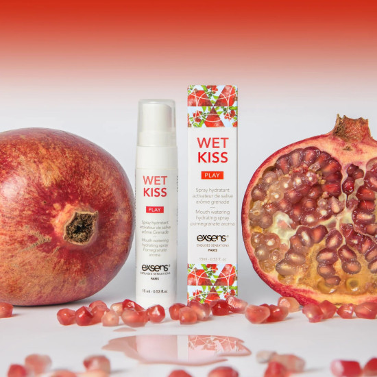 Спрей для посилення слиновиділення, гранат EXSENS Wet Kiss Pomegranate, 15 ml