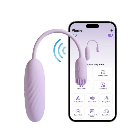 Виброяйцо, сиреневый Svakom Plume Pastel Lilac