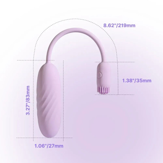 Виброяйцо, сиреневый Svakom Plume Pastel Lilac
