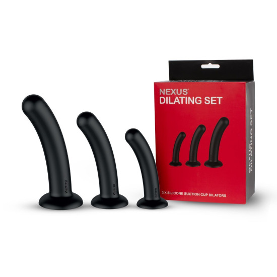 Nexus Dilating Set - набор дилдо (17 см, 15 см, 12,5 см) (мятая упаковка)