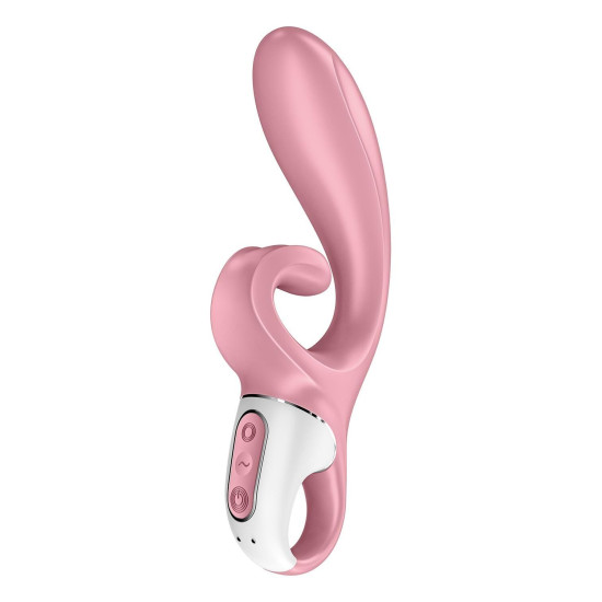 Смарт-вібратор кролик рожевого кольору Satisfyer Hug Me Pink (пом'ята упаковка)