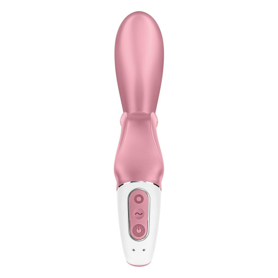 Смарт-вібратор кролик рожевого кольору Satisfyer Hug Me Pink (пом'ята упаковка)