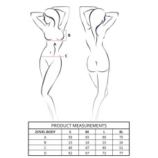 Еротичне боді, світло-рожеве Passion Zovel Body Light Pink, XL