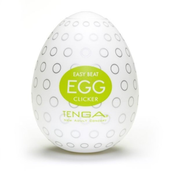 Мастурбатор-яйцо с текстурой «Кнопка» Tenga Egg Clicker