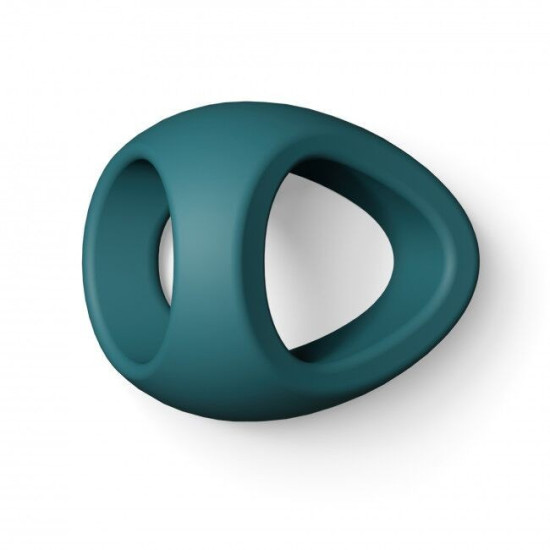 Ерекційне кільце подвійне, бірюзове Love To Love FLUX RING TEAL ME