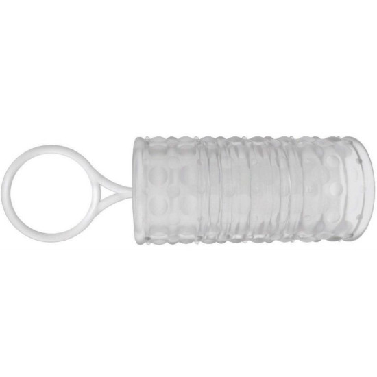 Насадка на член с рельефом и кольцом для мошонки Dorcel Mr Reverse, XL