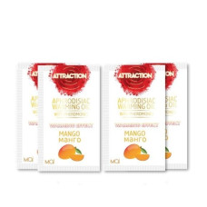Пробник массажного масла с феромонами и ароматом манго MAI PHEROMON MASSAGE OIL MANGO, 10 ml