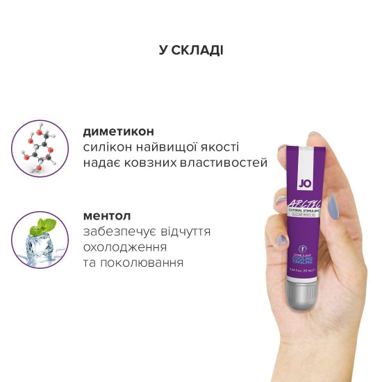 Стимулирующий гель для клитора, 10 ml, срок до 01.06.2024 JO Arctic Cooling (Распродажа)