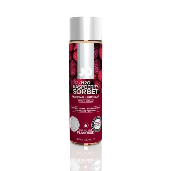 Малинова оральна змазка для сексу на водній основі JO H2O Raspberry Sorbet, 120 ml