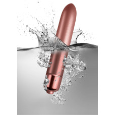 Вібропуля матова кольору рожевий рум'янець Rocks Off RO-90mm Touch of Velvet Rose Blush