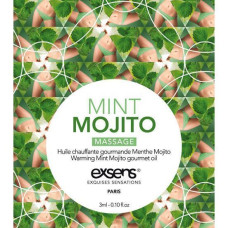 Пробник массажного масла со вкусом мохито EXSENS Mojito, 3 ml