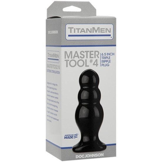 Анальний стимулятор, діаметр 6,6 см Doc Johnson Titanmen Tools Master