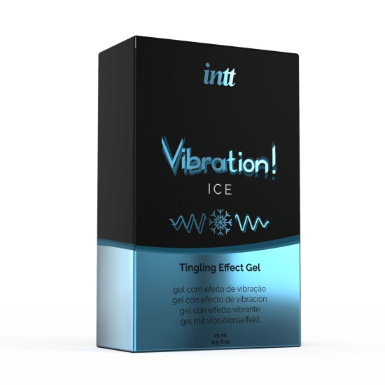 Жидкий вибратор с охлаждающим эффектом Intt Vibration Ice, 15 ml