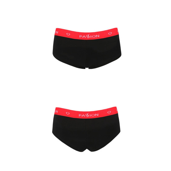 Трусики-шортики, чорні Passion PS003 Panties Black, L