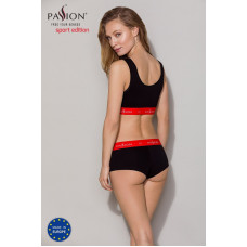 Трусики-шортики, чорні Passion PS003 Panties Black, L