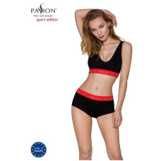 Трусики-шортики, чорні Passion PS003 Panties Black, L