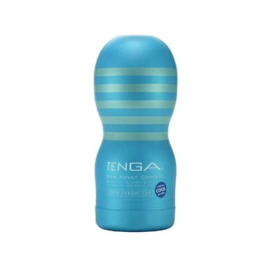 Мастурбатор з охолоджувальним мастилом, ефект «глибока глотка» Tenga Deep Throat Cup Cool Edition
