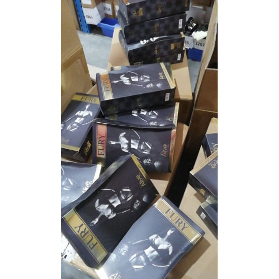 Набор для BDSM Alive FURY Black BDSM Kit, 10 предметов (мятая упаковка!!!)