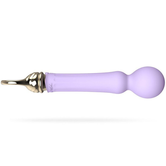 Вібромасажер з підігрівом, фіолетовий Zalo Sweet Magic Confidence Wand Fantasy Violet