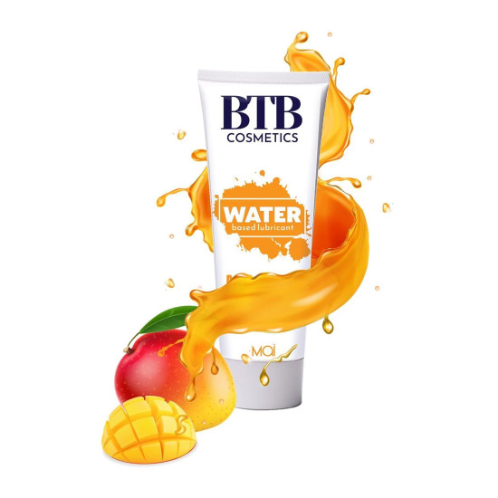 Лубрикант с ароматом манго на водной основе BTB FLAVORED MANGO, 100 ml