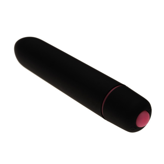 Силіконова вібропуля з 10 режимами, на батарейках, чорна Adrien Lastic Univibe Black