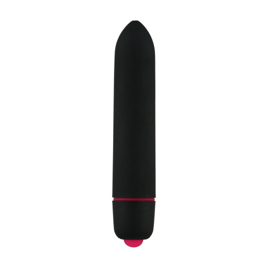 Силіконова вібропуля з 10 режимами, на батарейках, чорна Adrien Lastic Univibe Black