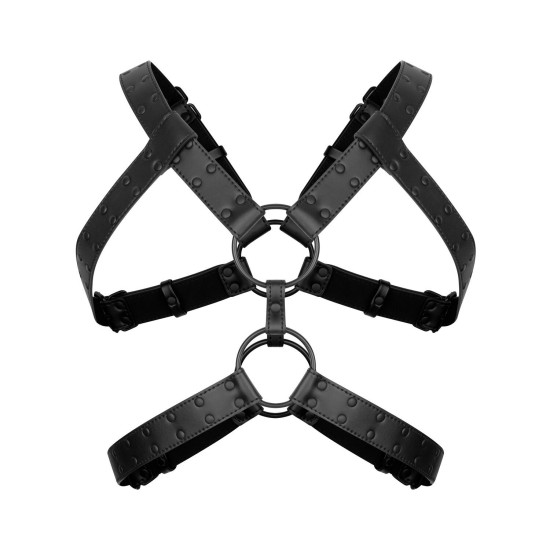Портупея для бондажа, чёрная Bedroom Fantasies Rocco Bondage Harness Black