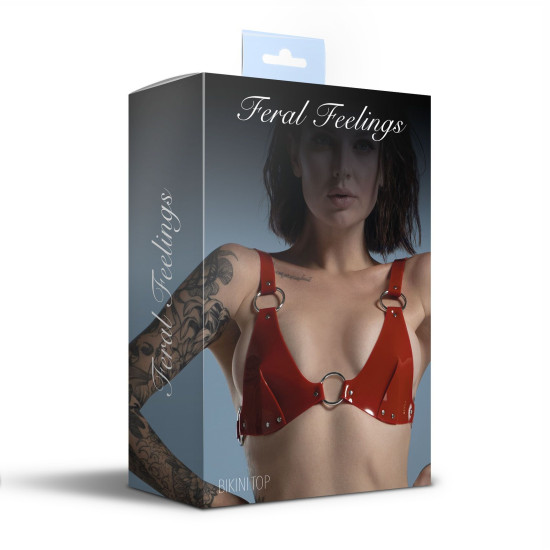 Ліф класичний, червоний Feral Feelings Bikini Top Red