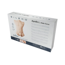 Мастурбатор торс із фалоімітатором на присоску SilexD Apollo L Male Torso Caramel