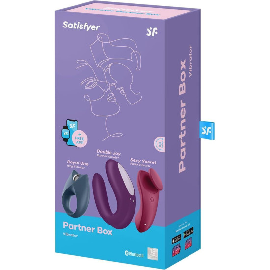 Набор (Double Joy, Sexy Secret, Royal One) Satisfyer Partner Box 3