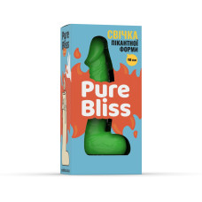 Свеча-член, зеленая, длина 18 см Pure Bliss BIG Green