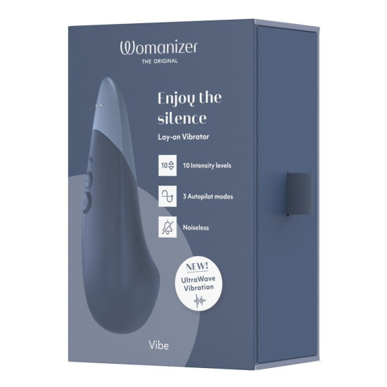 Вибратор, темно-синий Womanizer Vibe Dark Blue